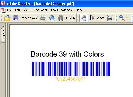 CODE 3of9 Barcode