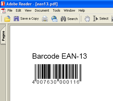 EAN13 Barcode