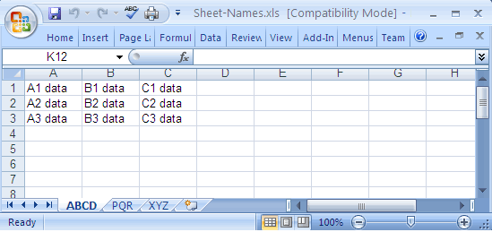 How Do I Get A List Of Sheet Names In Excel